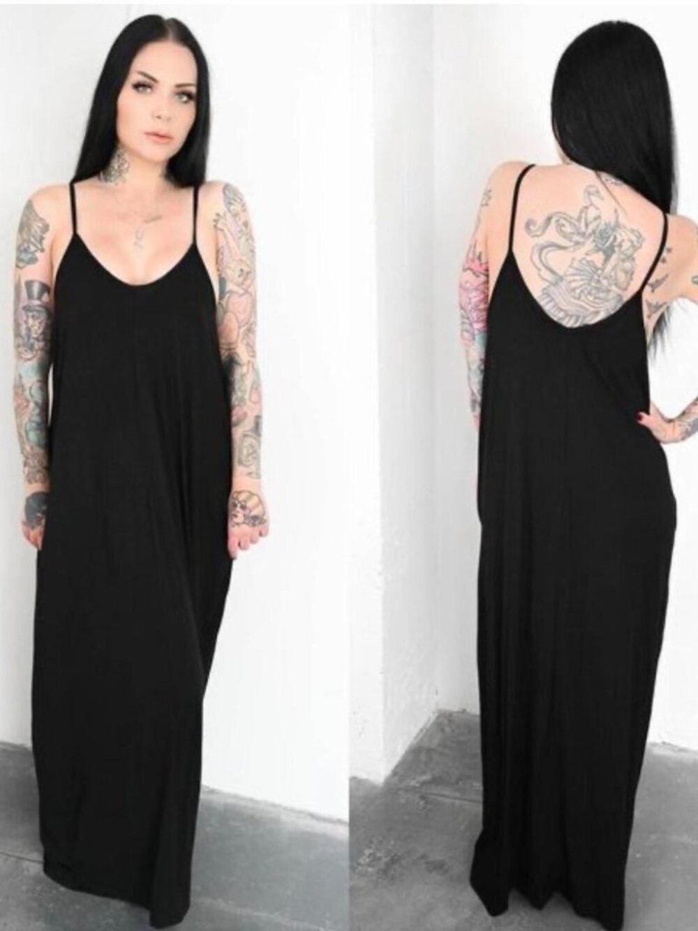 Foxblood Strappy Raven Maxi